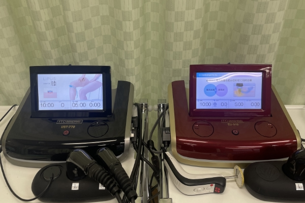 症状に合わせて選択できる治療機器